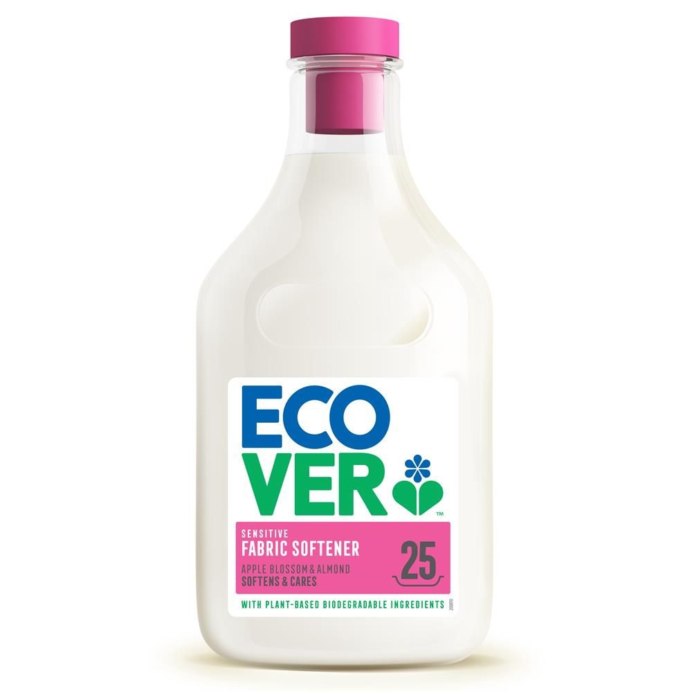ECOVER 敏感配方天然柔顺剂苹果花和杏仁香味750ml生物有机柔软剂