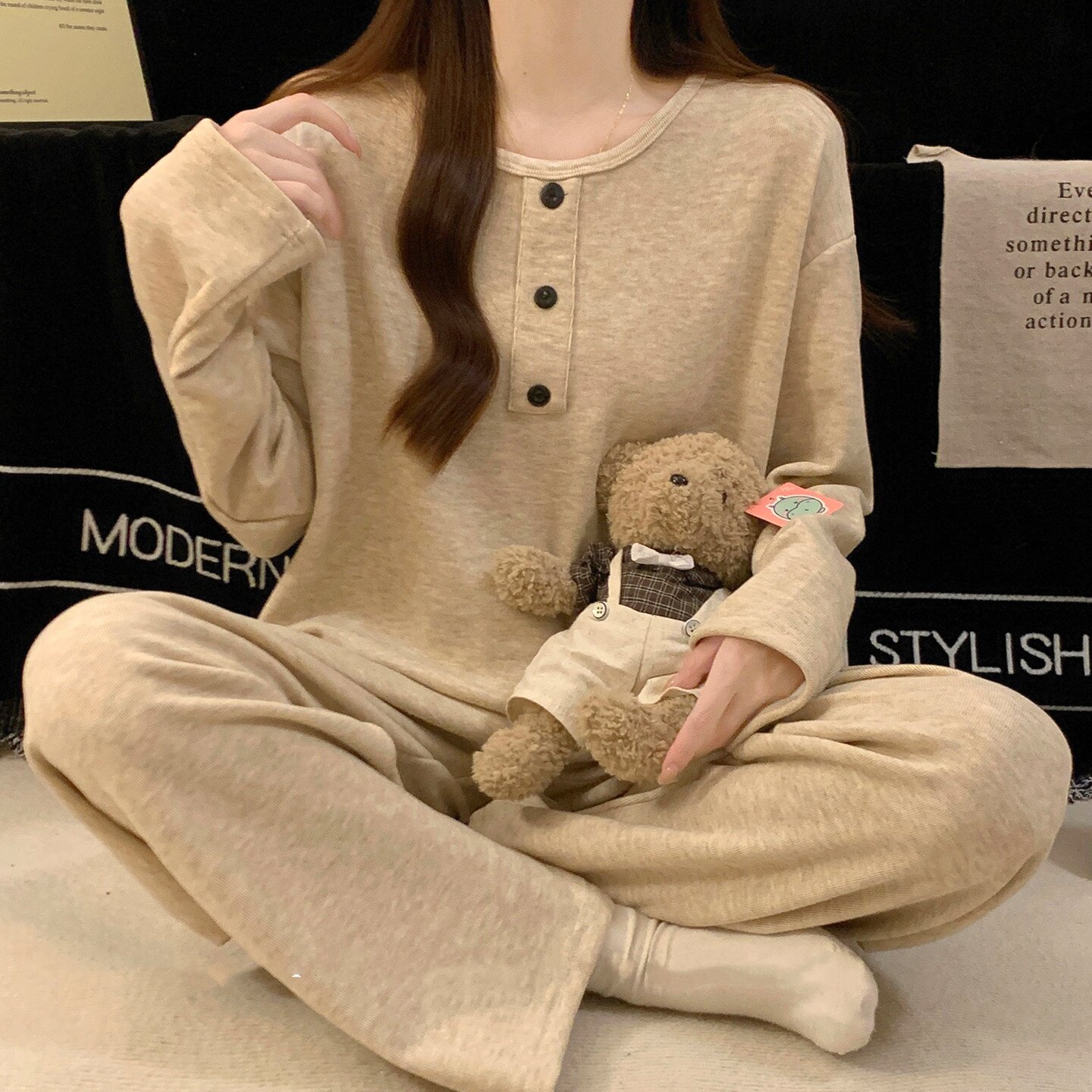 英国RMXJ睡衣女款春秋冬季加睡衣/家居服套装
