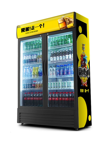 猛世 Охлаждаемый шкаф в шкафу для выставки.