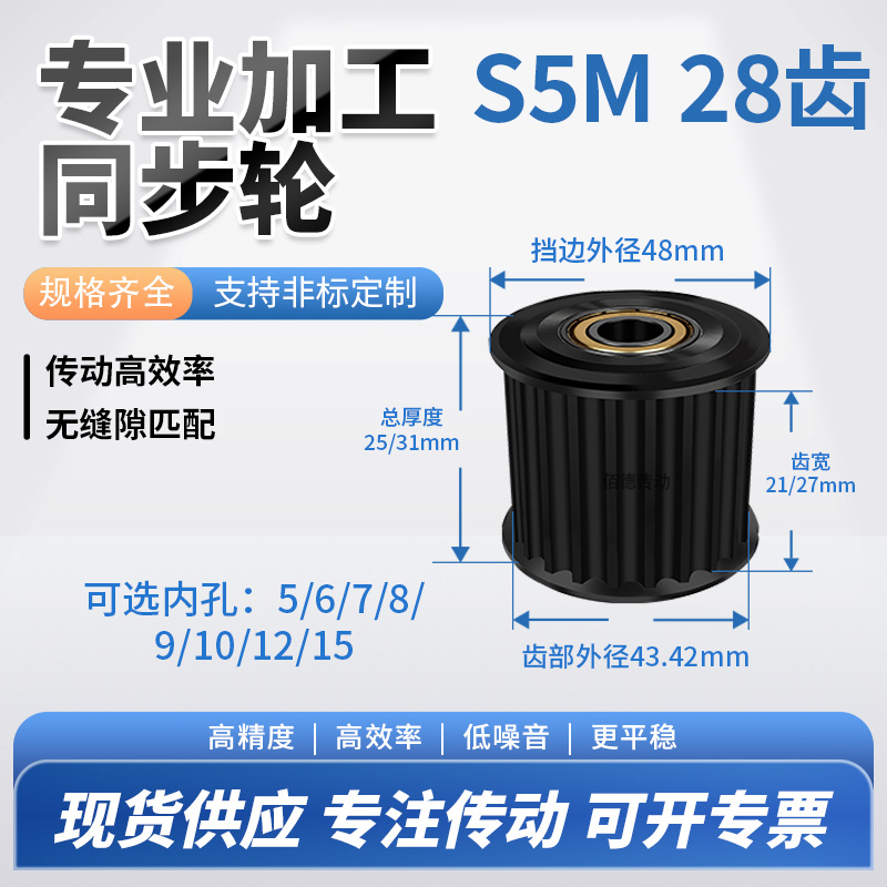 BD佰德传动同步带轮规格齐全