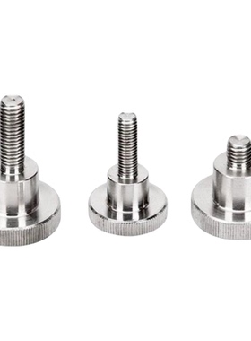 不锈钢压纹旋钮手拧螺栓NKB3 4 M5 M6 M8 M10外螺纹台阶型固定螺
