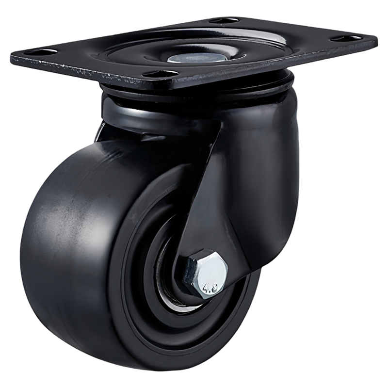 怡合达低重心重载脚轮CFM51-D75平底活动万向轮CFM01-D75固定轮