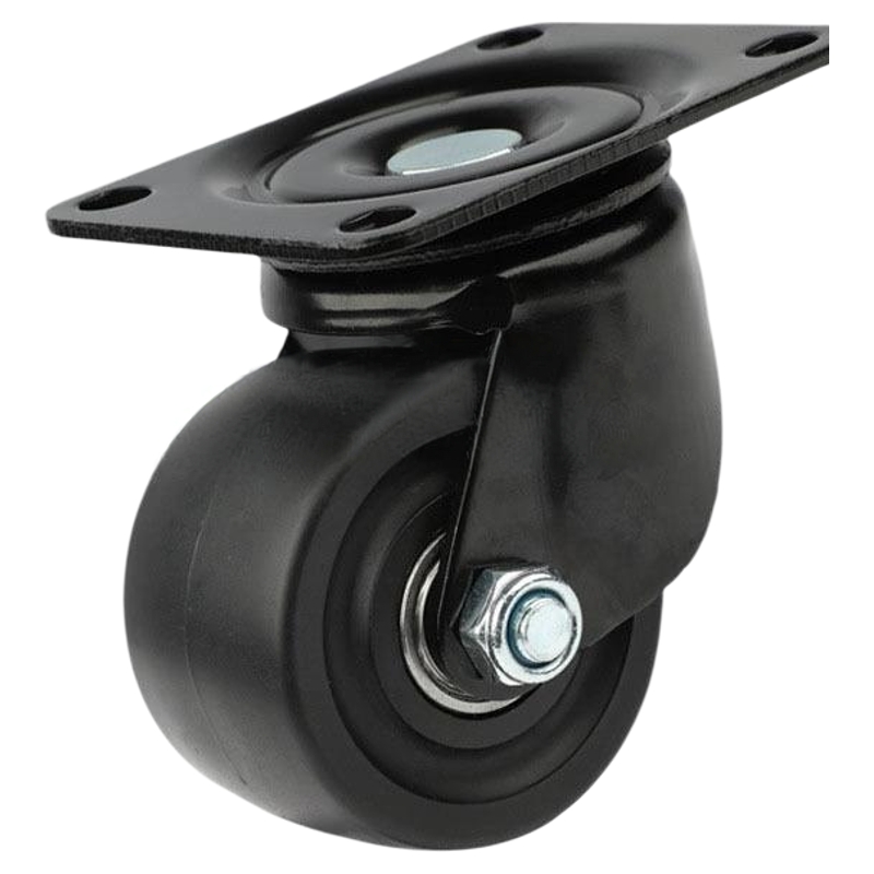 同怡合达脚轮E-CBT11-D75-PF/E-CBT12-D75-PF平底万向带刹车轮