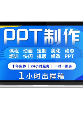 秋叶PPT制作代做美化修改企业定制高端设计工作总结商业计划汇报