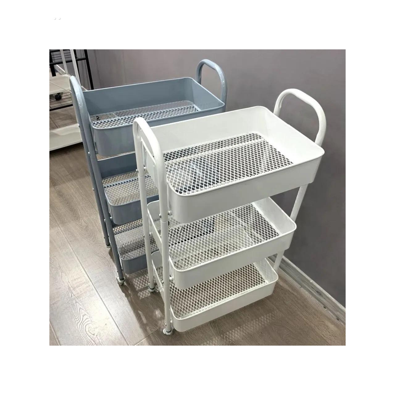 小推车置物架落地卫生间多层厨房移动零食蔬菜卧室床头收纳储物架