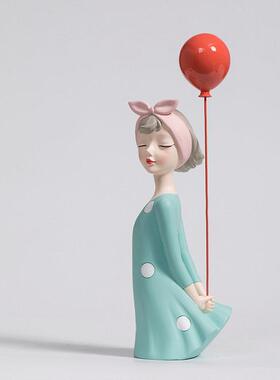 可爱少女心治愈小摆件结婚礼物送新人客厅创意装饰摆件家居饰品