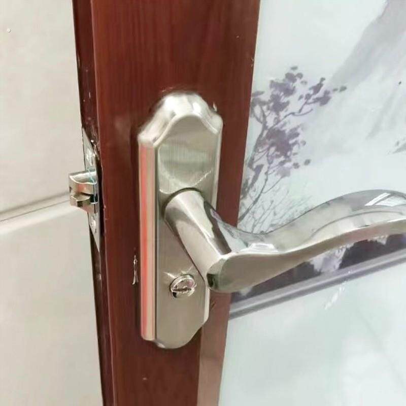 厕所把手厨房化妆室门锁家用通用型把手门锁把手老式浴室无钥匙款