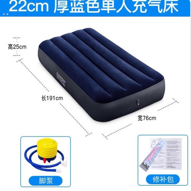 水上气垫床泳装拍照道具加厚款成人充气浮床漂流沙滩垫泳池折叠床