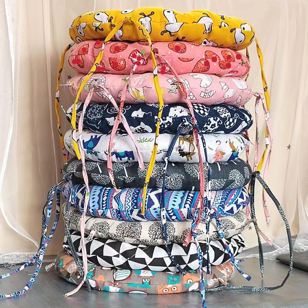 女士久坐神器坐垫坐垫加厚绑带圆形座垫带绳子久坐凳子垫万能通用