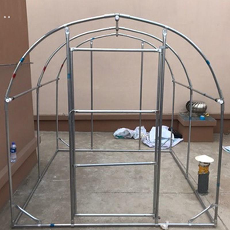 搭棚架子葡萄架镀锌钢管架子棚家用蔬菜棚花房保温棚子骨架遮阳