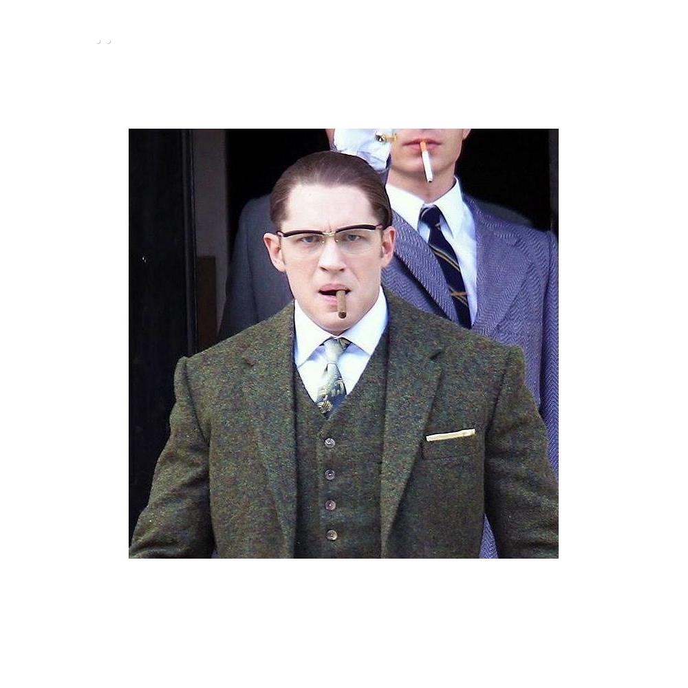 汤姆哈迪同款黑道传奇眼镜架暴徒眉框半框眼镜可配度数近视防蓝光