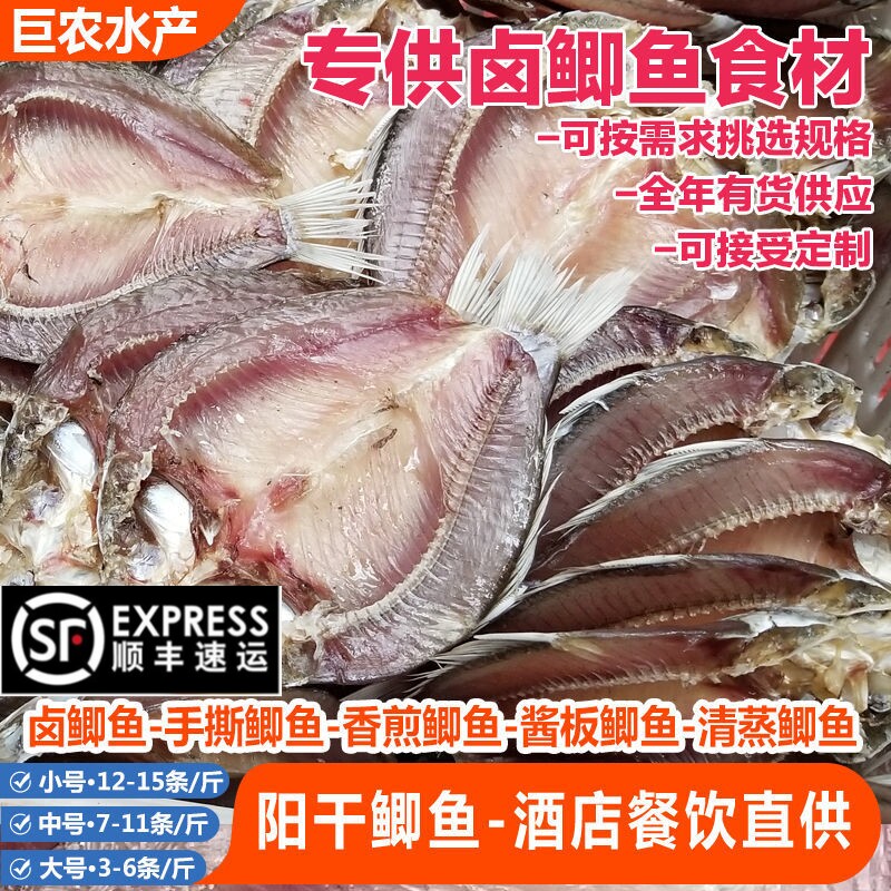 【顺丰包邮】阳干鲫鱼洪湖风干鲫鱼湖北特产手撕鱼卤鲫鱼腌制咸鱼