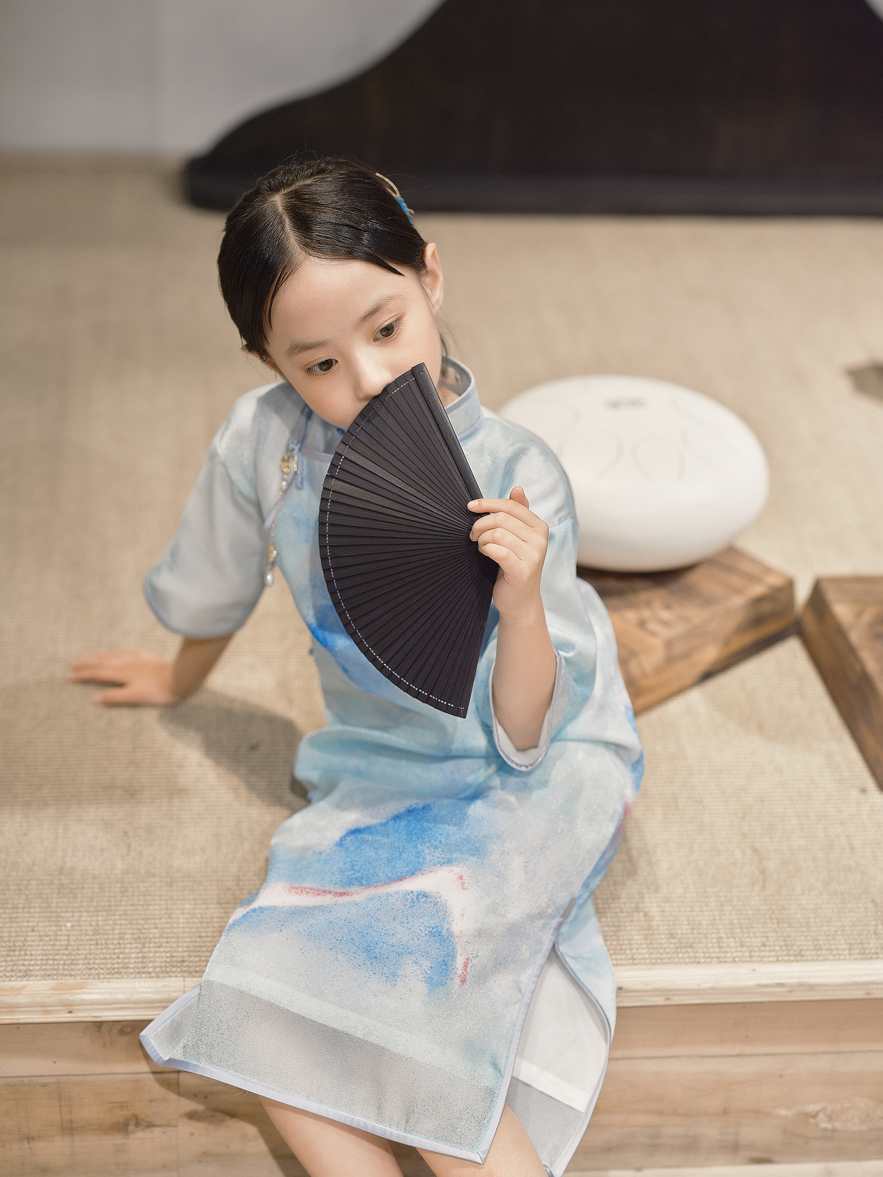 限时赏味原古风游仙境女童旗袍