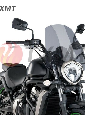 适用 川崎 小火神 Vulcan S 650 改车加高 前风挡 挡风玻璃挡风镜