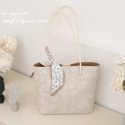 2025新款小众设计印花百搭托特包