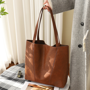 【有小包】托特包包女大容量2025秋冬新款极简风实用主义大包通勤