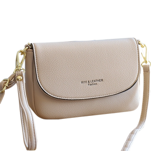 包包女斜挎2025新款软皮手提包多层百搭高级感小方包通勤单肩包包