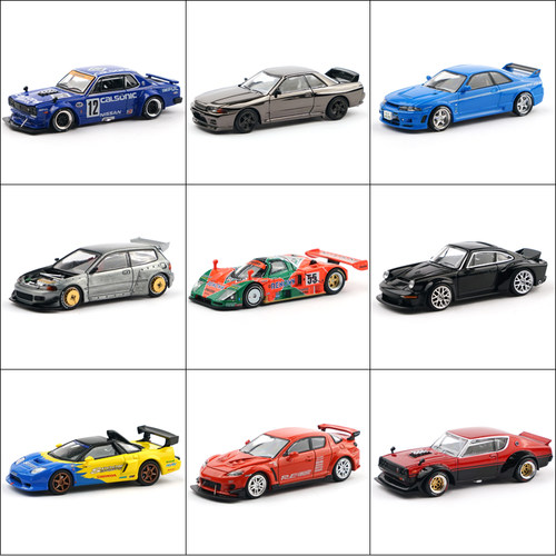 拓意POPRACE合金1/64皮卡赛车模