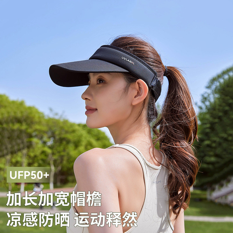 冰丝空顶帽防晒遮阳跑步运动帽图片