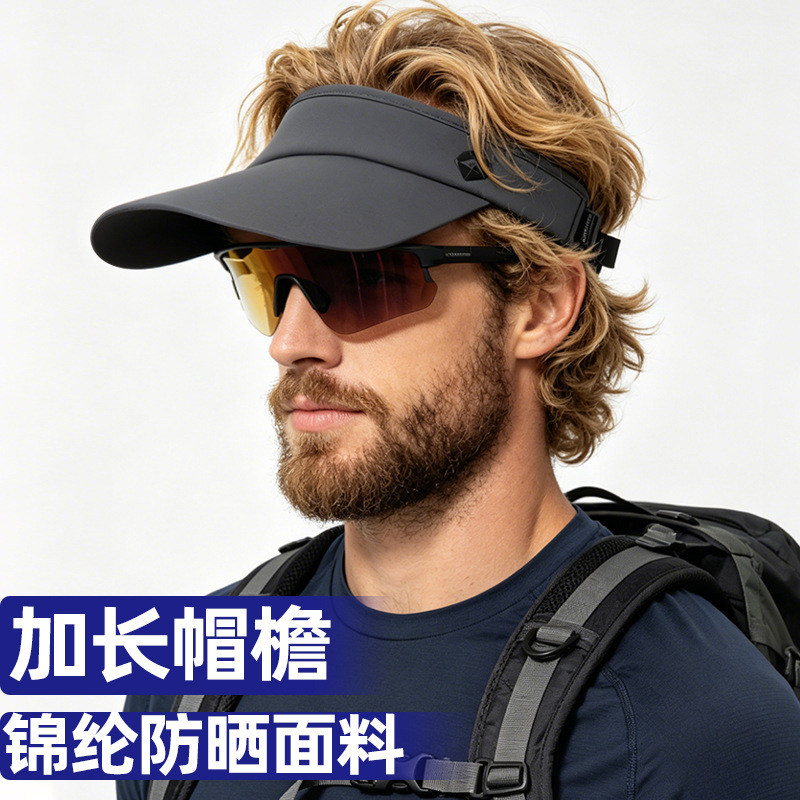 遮阳空顶帽户外运动跑步鸭舌帽女图片