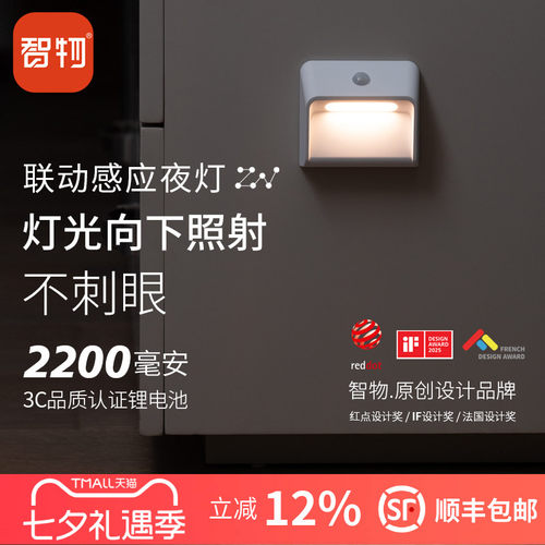 智物小夜灯智能人体感应灯