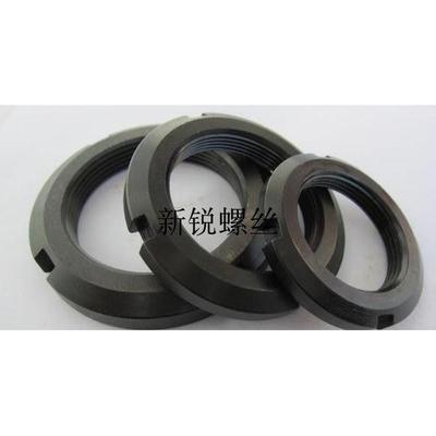 粗牙圆螺母锁紧螺帽并帽止退螺母165*3/175*3/185*3/M195*3/215*3