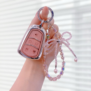 适用于凯迪拉克CT5钥匙套CT6汽车CT4女士XT5包XT6壳XT4扣atsl高档