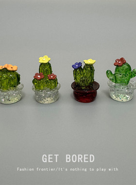 无聊桌面仙人掌多肉精致迷你微景