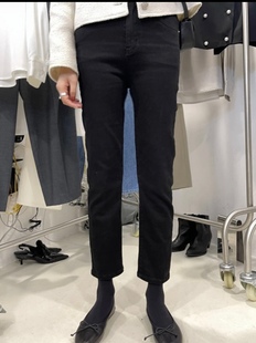 神裤 小黑裤 韩版 直筒神裤 w05 高腰显瘦九分烟管裤 Widelia2025韩版