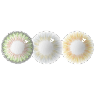 美瞳女大直径日抛10片隐形近视眼镜14.5mm高度数1300度一次性金粉