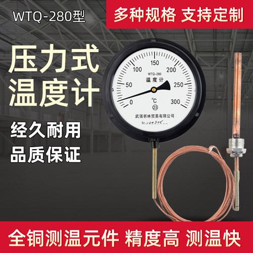 压力式温度计锅炉蒸汽温度表