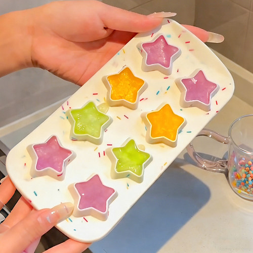 喝到了超高颜值的冰块！