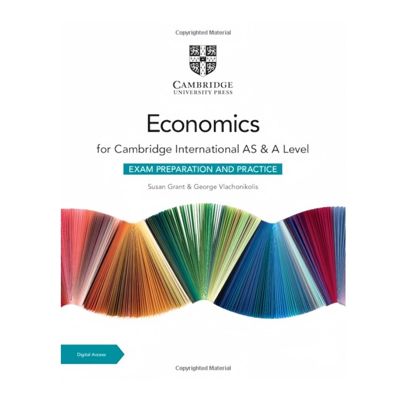 剑桥经济考试准备与测试International AS & A Level Economics Exam Preparation and Practice with Digital Access 剑桥国际书