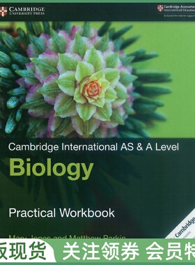剑桥国际高中教材 Cambridge International AS & A Level Biology Practical Workbook 生物 实践练习册 剑桥国际书
