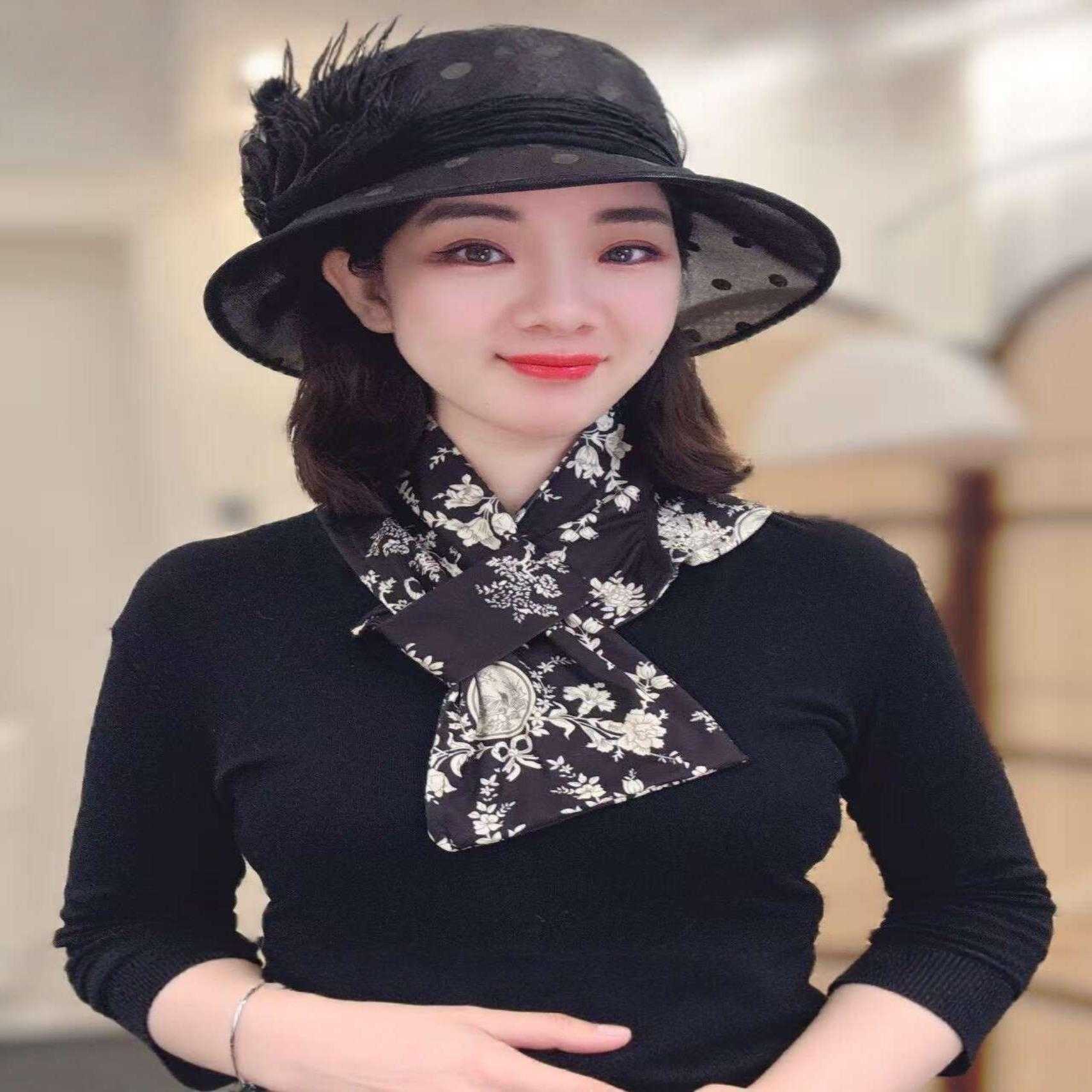 德绒交叉围脖女秋冬季保暖带兜可放暖宝宝脖套防风防寒护颈椎围巾