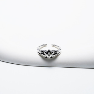 动漫葬送的芙莉莲戒指镜莲华莲花开口戒二次元花朵小众设计感高级