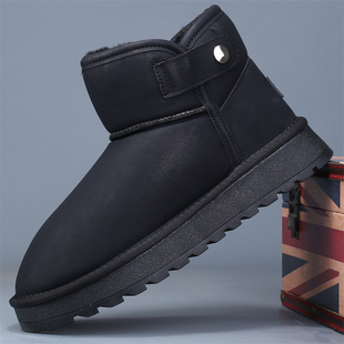 棉鞋男款冬季2025新款加绒加厚保暖雪地靴男士东北零下40度防寒鞋