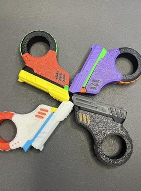 Titok爆款阿祖SE3D大眼萌律动磁力叮叮推牌3D打印左轮M1911推牌