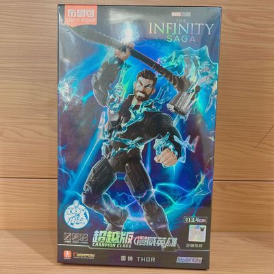 新品布鲁可积木人漫威英雄超越版雷神钢铁侠手办玩具收藏拼装模型