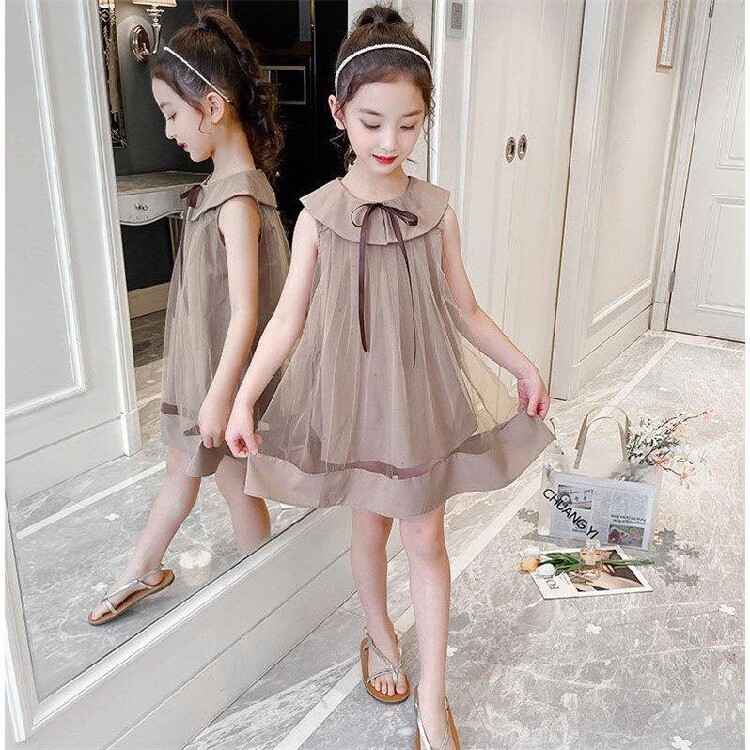 女童裙子新款2021年洋气儿童公主裙连衣裙夏装儿童衣服裙子童装女