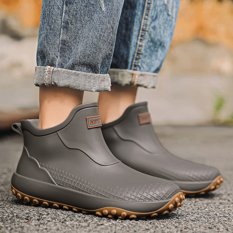 德系情侣低帮雨鞋男女款时尚雨靴