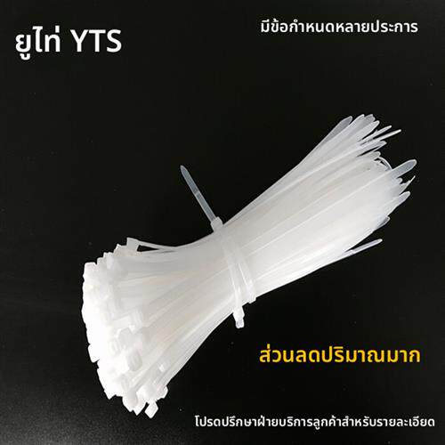 10*500mm白色塑料自锁尼龙扎带封条 固定塑料捆线带直销捆线电线