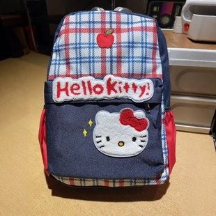 哈喽Kitty书包初中女生ins小众高中生高颜值不撞款双肩包简约可爱