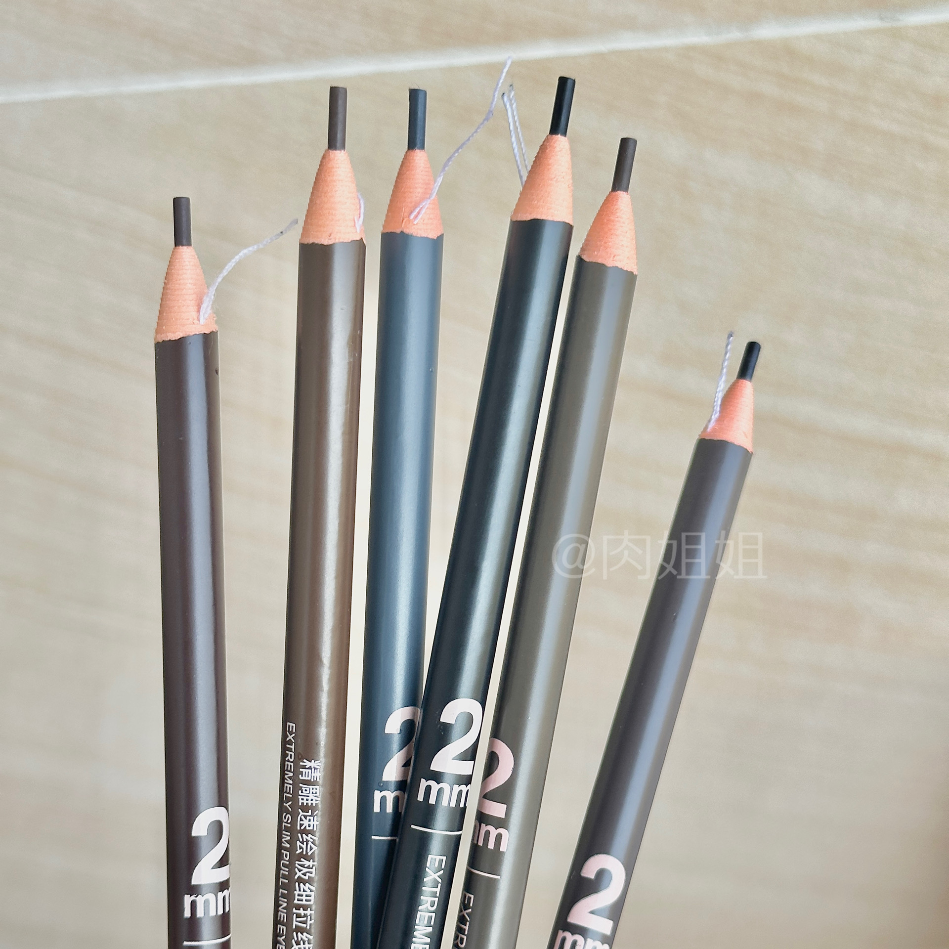 亨丝拉线极细眉笔硬芯防水防汗