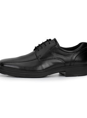 ECCO爱步男款赫尔辛基商务正装皮鞋真皮系带休闲鞋500174