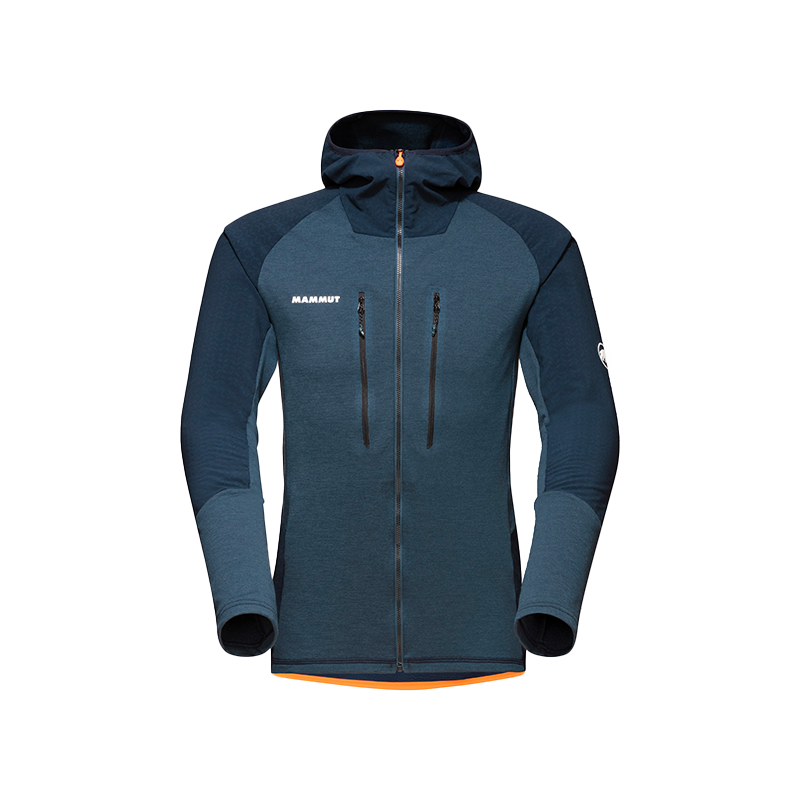 MAMMUT猛犸象Eiswand Advanced男艾格极限保暖抓绒衣中层内搭上衣