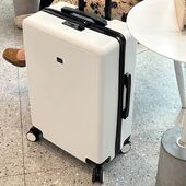 出口日本登机轻行李箱20静音万向轮女24寸密码 拉链日系26拉杆箱