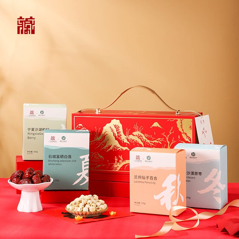 广东省博物馆四时佳兴礼盒组合装长辈送礼喜庆吉祥礼品套装送好友