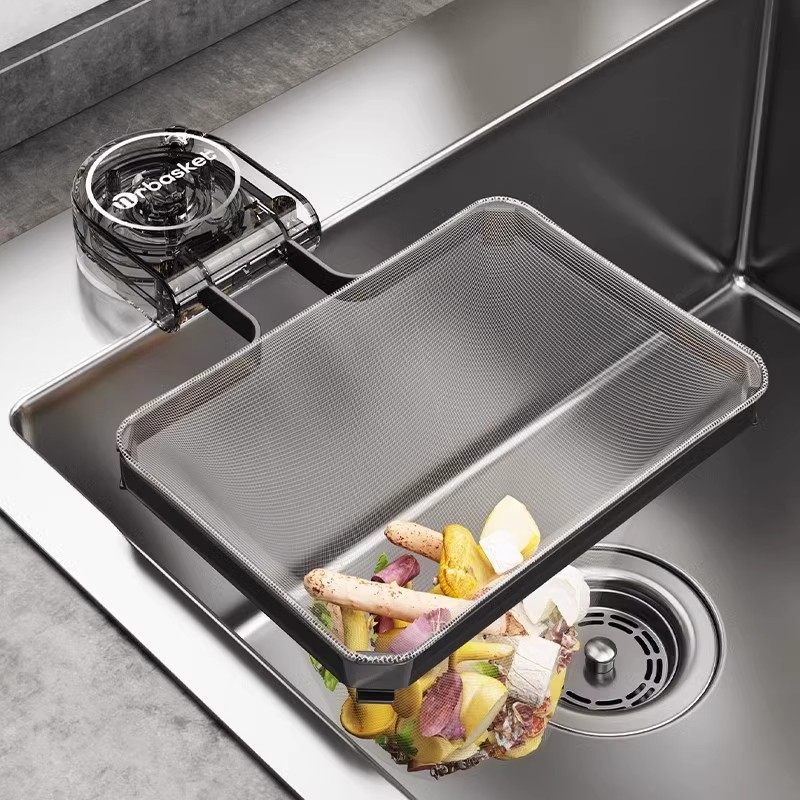 德国吸盘厨房水槽过滤网洗碗池剩菜剩饭残渣垃圾一次性沥水网网架