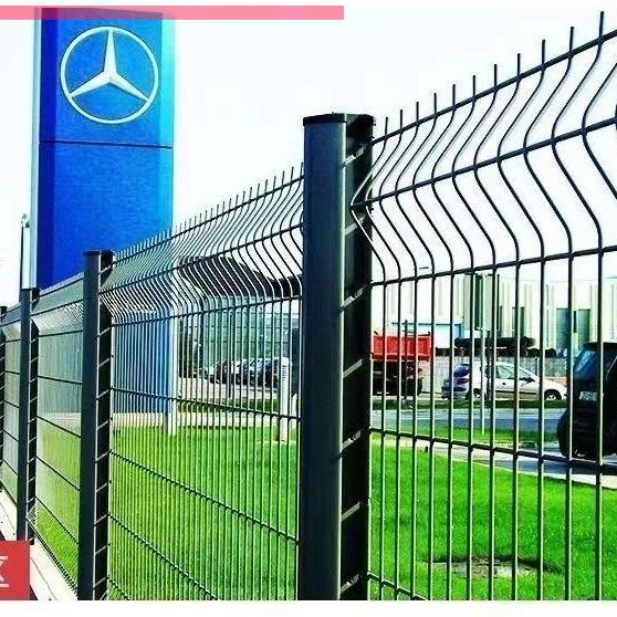 桃型柱护栏网别墅小区围墙